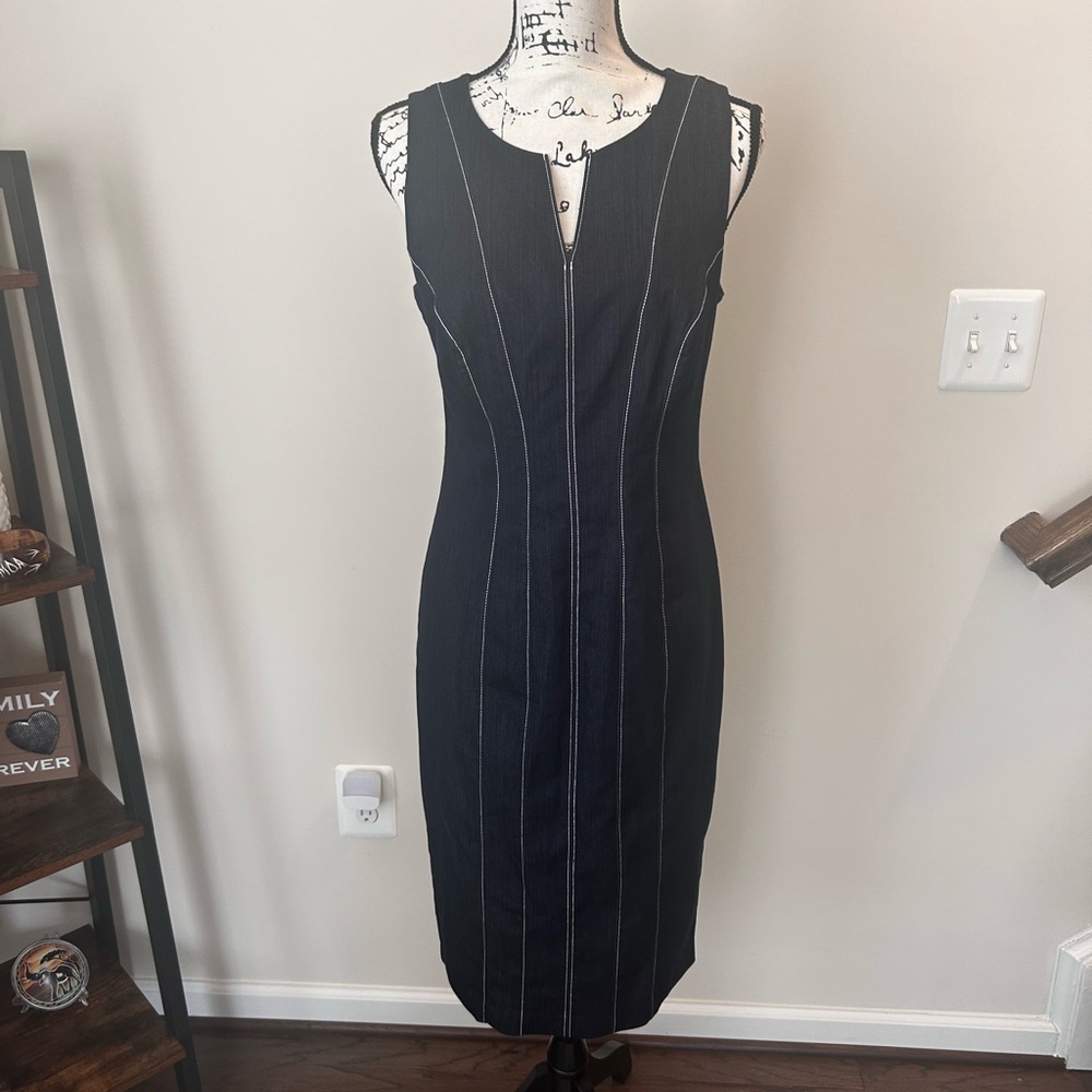 Denim Blue Sleeveless Dress